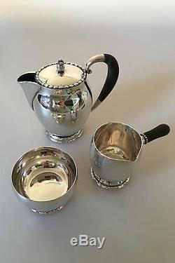 Georg Jensen Sterling Silver Coffee / Tea Set #34