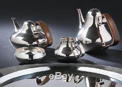 Georg Jensen Sterling Silver Henning Koppel Tea and Coffee Set with Tray no 1017