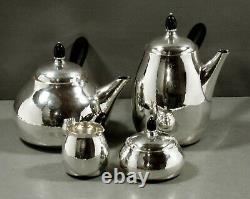 Georg Jensen Sterling Tea & Coffee Set c1960