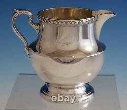Georgian by Poole Sterling Silver Tea Set 3pc with Gadroon Border #1027 (#2870)