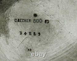 German Silver Tea Set c1885 C. BECKER CLASSICAL