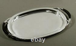 German Sterling Tea Set Tray c1930 OTTO WOLTER