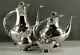 German Sterling Tea Set C1930 Otto Wolter