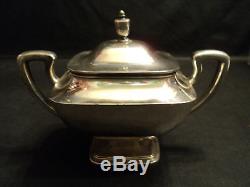 Gorgeous 5-pc Towle Sterling Silver Coffee / Tea Set, Discontinued Pattern #7677