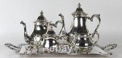 Gorgeous Oneida Silverplate Tea Set Of 5 Pieces