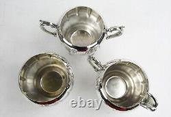 Gorgeous Silverplate Melon Middletown Plate Co. Tea Set EXPERTLY POLISHED