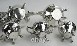 Gorgeous Silverplate Melon Middletown Plate Co. Tea Set EXPERTLY POLISHED