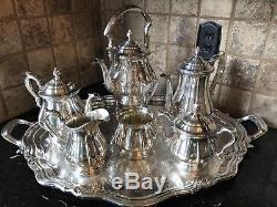 Gorham 6 Pc Silverplate Tea Set