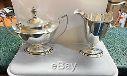 Gorham Antique Coffee & Tea 5pc Sterling Silver Set