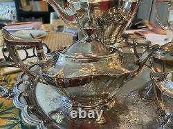 Gorham Antique Plymouth Sterling Tea Set