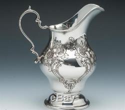 Gorham Chantilly 4 piece Tea Set, Sterling Silver, Beautiful