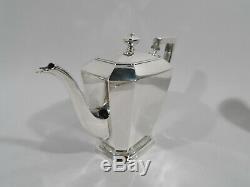 Gorham Fairfax Coffee & Tea Set 04 Art Deco American Sterling Silver