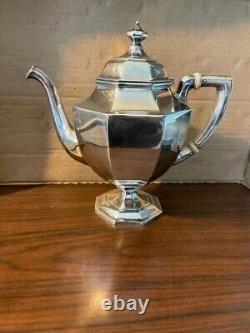 Gorham Octagon C1915 Sterling 5 Pcs Tea Set 3070