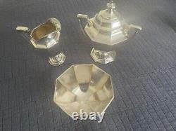 Gorham Octagon C1915 Sterling 5 Pcs Tea Set 3070