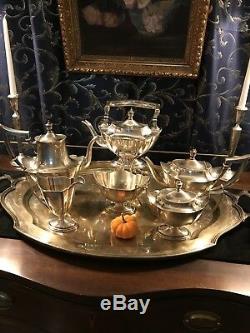 Gorham Plymouth Sterling Silver Tea Set with Kettle