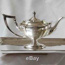 Gorham Plymouth coffee & tea service/set 4 pieces 1916/17 sterling silver B mono