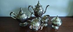 Gorham Puritan Sterling Silver 5-piece Tea Coffee Set Teaset asking scrap price