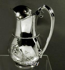 Gorham Silver Water Pitcher c1859 Lincoln Tea Set Mark