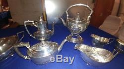 Gorham Sterling Silver 7 Piece Coffee And Tea Set