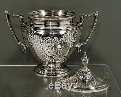 Gorham Sterling Silver Covered Bowl TEA SET 1930 MAINTENON