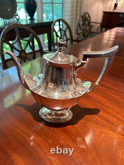 Gorham Sterling Silver PLYMOUTH Pattern Tea Coffee Set, No Monogram, 70 OZ