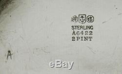 Gorham Sterling Silver Tea Set 1908 Hand Decorated