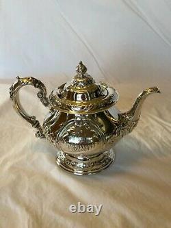 Gorham Sterling Silver Tea Set 6 Piece -Antique- Exquisite, Finely Hand Chased