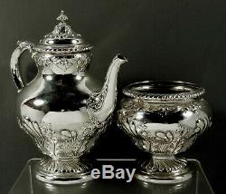 Gorham Sterling Silver Tea Set Made 1898 No Mono