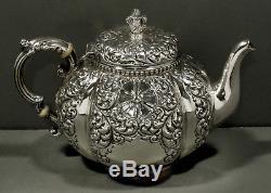 Gorham Sterling Silver Tea Set c1920