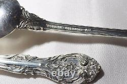Gorham Sterling Silver set 8 King Edward, Iced Tea Spoon, 7 1/2 inches FREE SHIP