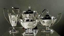 Gorham Sterling Tea Set 1923 Plymouth
