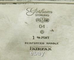 Gorham Sterling Tea Set 1962 FAIRFAX