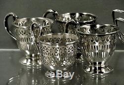 Gorham Sterling Tea Set Assorted Demitasse Cup Frames (6)