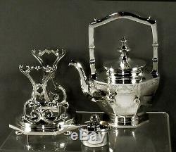 Gorham Sterling Tea Set Kettle & Stand 1909 50 Oz