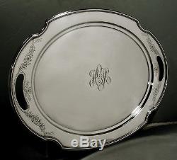 Gorham Sterling Tea Set Tray 1912 HAND DECORATED 132 OUNCES