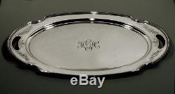 Gorham Sterling Tea Set Tray 1912 HAND DECORATED 132 OUNCES