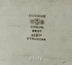 Gorham Sterling Tea Set Tray c1930 ETRUSCAN
