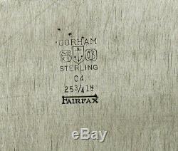 Gorham Sterling Tea Set Tray c1940 FAIRFAX PATTERN