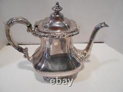 Gorham Tea/Coffee Set-6 Pcs. SilverPlate Shell & Gadroon Scroll