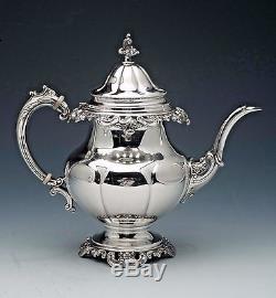 Grande Baroque by Wallace 4 Piece Sterling Silver Coffee and Tea Set