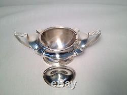 Great Gorham Sterling Silver 3 Pc. Set Tea/Coffee Pot, Creamer, Sugar Plymouth