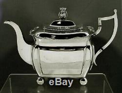 Harvey Lewis Silver Tea Set c1815 Federal Winterthur Museum