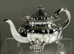 Howard Sterling Silver Tea Set c1890 57 Ounces