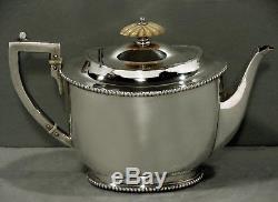 Indian Sterling Tea Set c1890 Dass & Dutt Was $2250 Now No Reserve