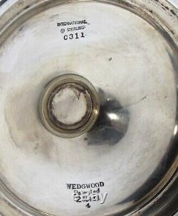 International Co. Sterling Tea Set c1940 Wedgwood No Monogram