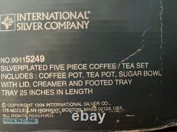 International Silver Company Tea / Coffee 5 Pieces Set Never used