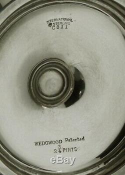 International Sterling Tea Set (5) c1940 Wedgwood