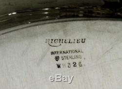 International Sterling Tea Set Tray c1920 Richelieu 192 Oz