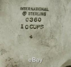 International Sterling Tea Set c1960 Spring Glory No Mono