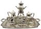 J. E. Caldwell Sterling Silver 8-piece Tea & Coffee Set With Tray Early 20th C